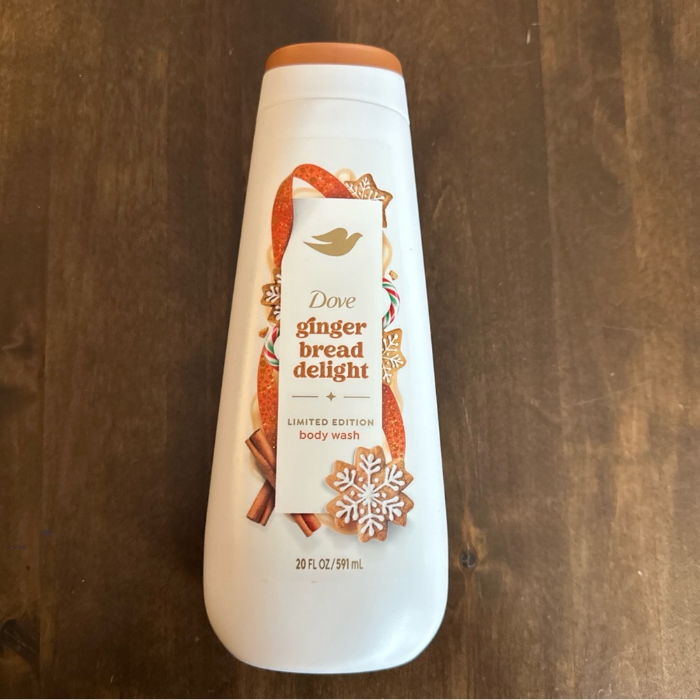 Dove Gingerbread Delight Body Wash, Limited Edition‎ Holiday 20 oz Christmas